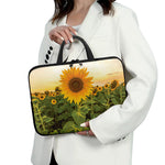 Sunflower Landscape Print Laptop Sleeve With Handle
