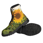 Sunflower Landscape Print Backpack