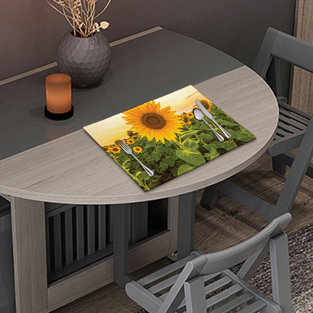 Sunflower Landscape Print Placemat
