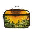 Sunflower Landscape Print Portable Lunch Bag