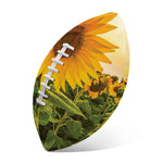 Sunflower Landscape Print Rugby Ball
