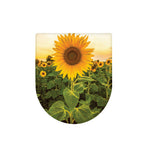 Sunflower Landscape Print Toilet Lid Cover