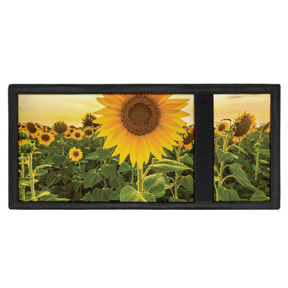 Sunflower Landscape Print Trifold Wallet