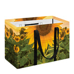 Sunflower Landscape Print Utility Tote Bag