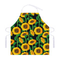 Sunflower Pattern Print Adjustable Apron