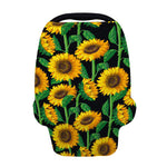 Sunflower Pattern Print Baby Seat Cover