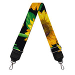 Sunflower Pattern Print Bag Strap
