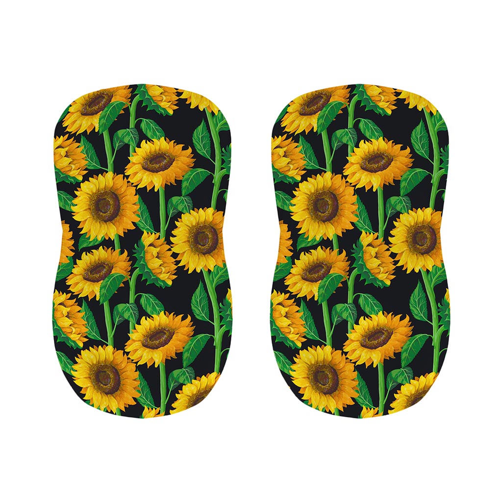 Sunflower Pattern Print Bar Stool Covers