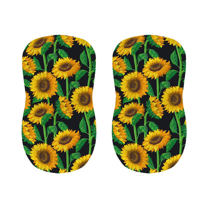 Sunflower Pattern Print Bar Stool Covers