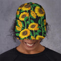 Sunflower Pattern Print Baseball Cap