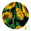 Sunflower Pattern Print Basketball