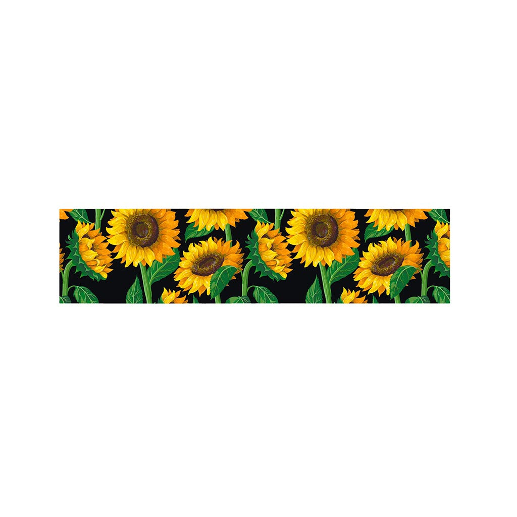 Sunflower Pattern Print Bed Runner