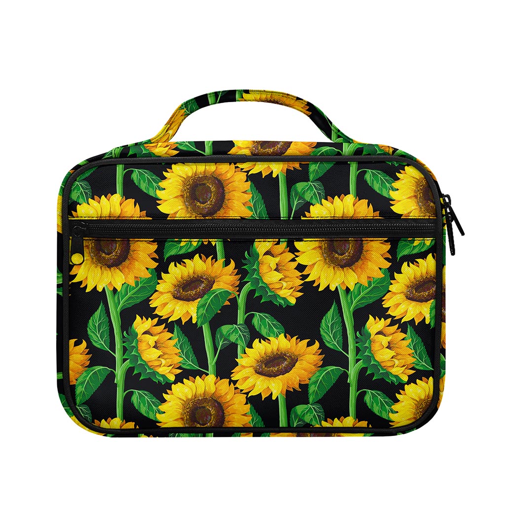 Sunflower Pattern Print Briefcase Bible Bag