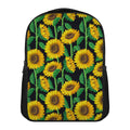 Sunflower Pattern Print Casual Backpack