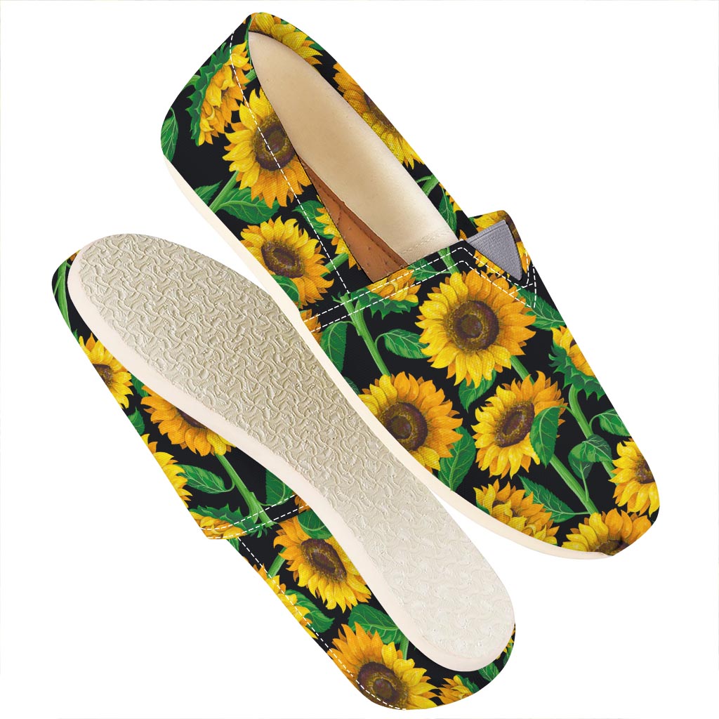 Sunflower Pattern Print Casual Shoes