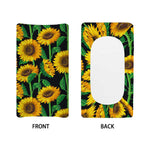 Sunflower Pattern Print Changing Pad Cover