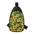 Sunflower Pattern Print Sling Bag