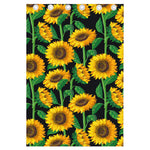 Sunflower Pattern Print Curtain