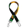 Sunflower Pattern Print Dog Seat Belt