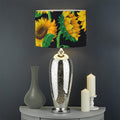 Sunflower Pattern Print Drum Lamp Shade