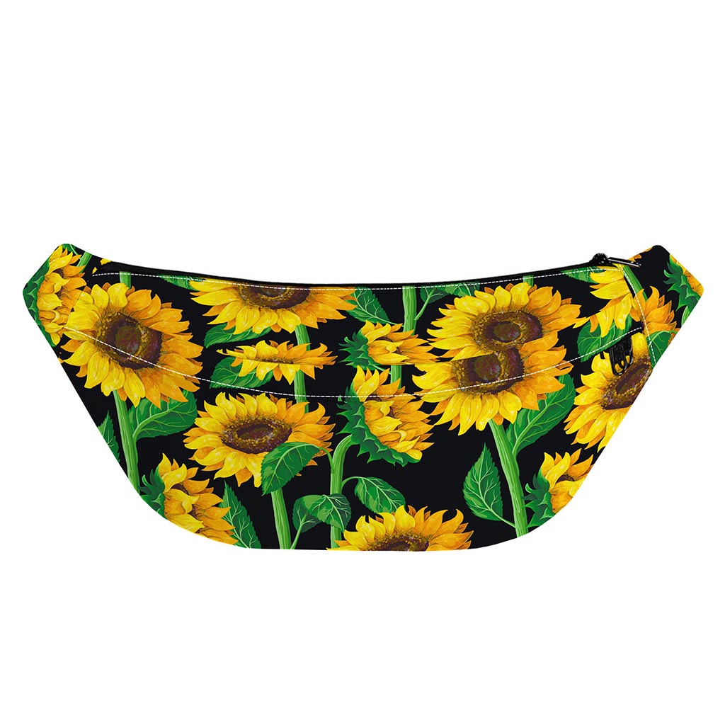 Sunflower Pattern Print Fanny Pack