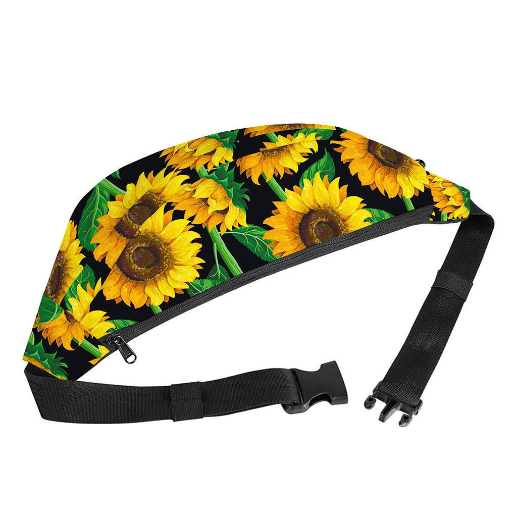 Sunflower Pattern Print Fanny Pack