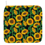 Sunflower Pattern Print Hand Towel