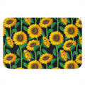 Sunflower Pattern Print Indoor Door Mat