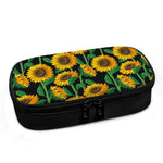 Sunflower Pattern Print Insulin Cooler Travel Case