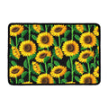 Sunflower Pattern Print Kitchen Mat