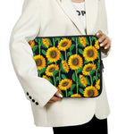 Sunflower Pattern Print Laptop Sleeve
