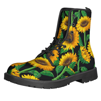 Sunflower Pattern Print Backpack
