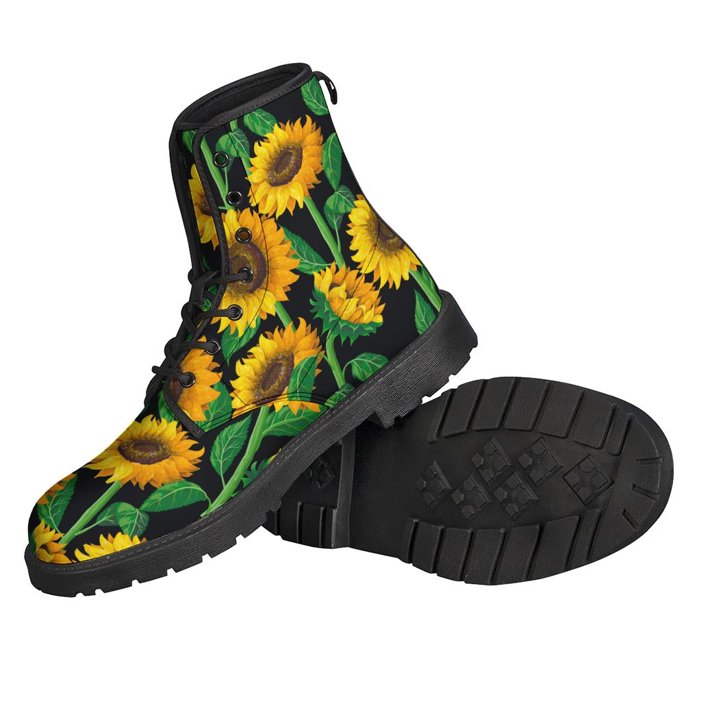 Sunflower Pattern Print Backpack