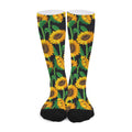 Sunflower Pattern Print Long Socks