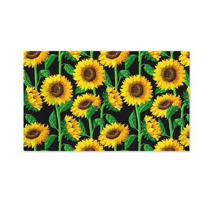 Sunflower Pattern Print Polyester Flag