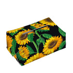 Sunflower Pattern Print Rectangle Tissue Box Cover