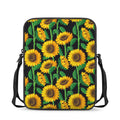 Sunflower Pattern Print Rectangular Crossbody Bag