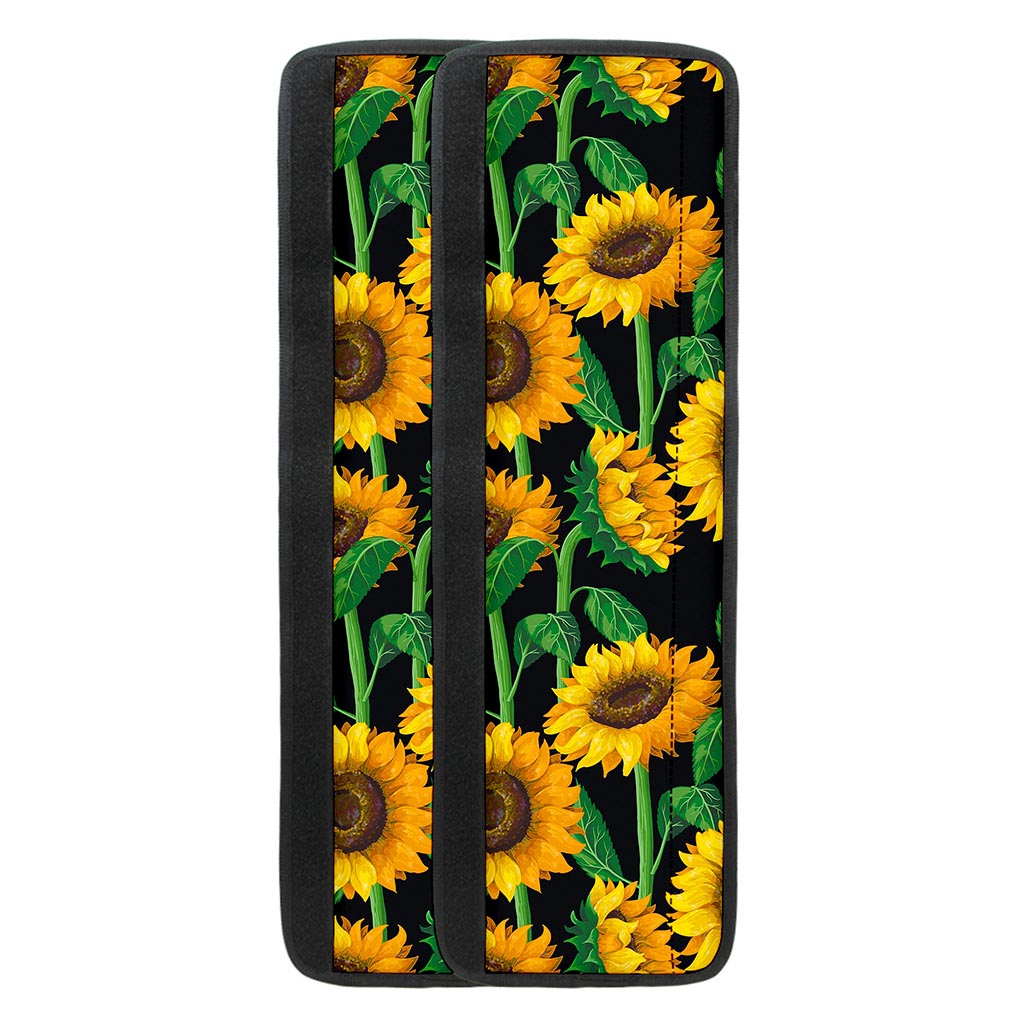 Sunflower Pattern Print Refrigerator Handle Covers