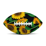 Sunflower Pattern Print Rugby Ball