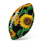 Sunflower Pattern Print Rugby Ball