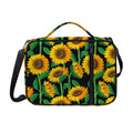 Sunflower Pattern Print Shoulder Strap Bible Bag