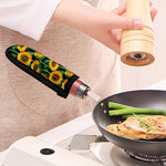Sunflower Pattern Print Skillet Handle Cover