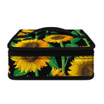 Sunflower Pattern Print Small Lunch Bag