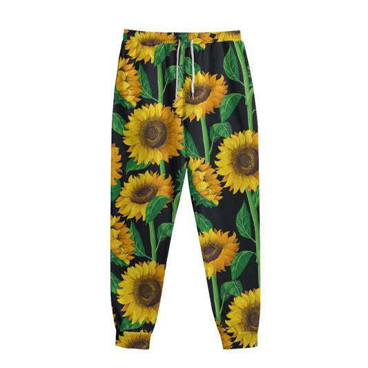 Sunflower Pattern Print Sweatpants