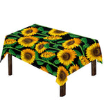 Sunflower Pattern Print Tablecloth