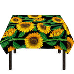 Sunflower Pattern Print Tablecloth