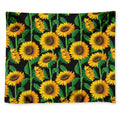 Sunflower Pattern Print Tapestry