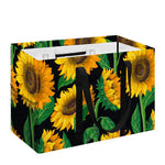 Sunflower Pattern Print Utility Tote Bag