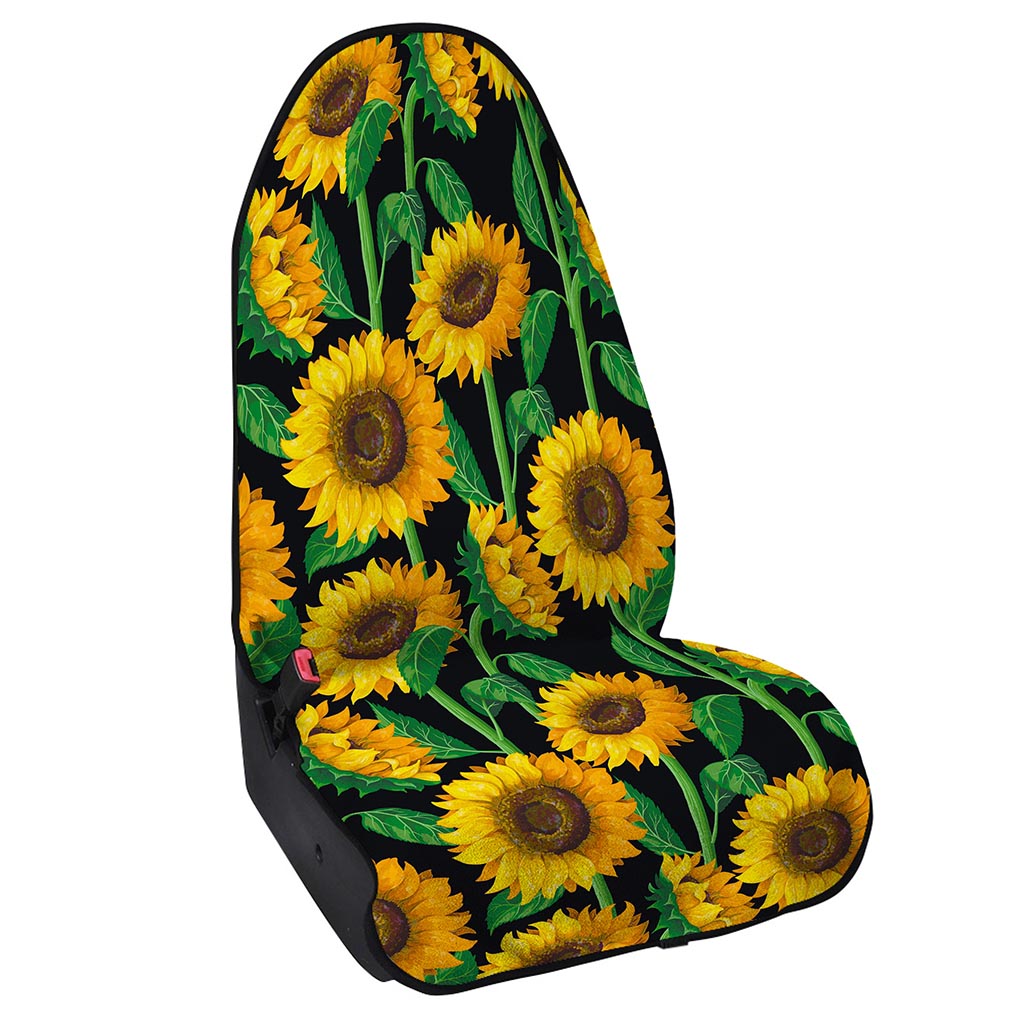 Sunflower Pattern Print Waterproof Car Seat Cover