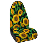 Sunflower Pattern Print Waterproof Car Seat Cover